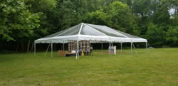 30'x45' Clear Top Gable End Tent