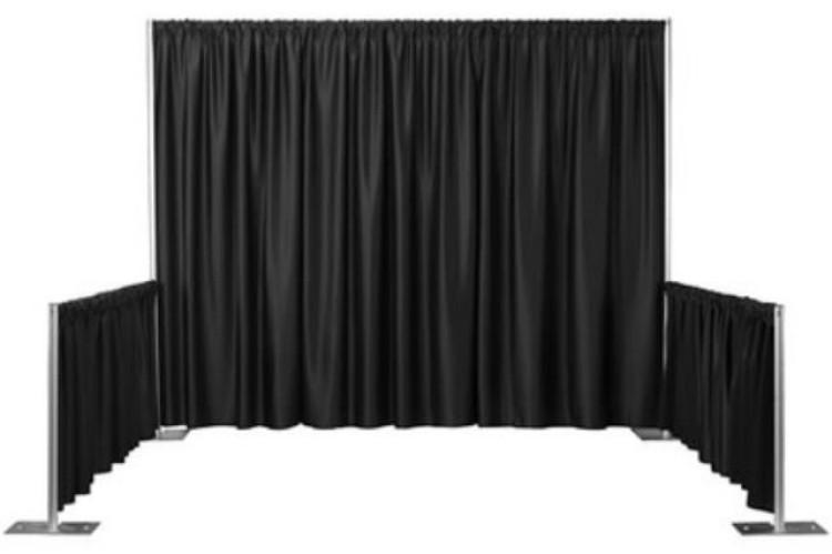 Pipe and Drape 10' x 10' Trade Show Booth