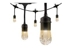 Cafe String Lighting - Black (Per Ft - Perimeter) Cafe String Lighting - Black (Per Ft - Perimeter)