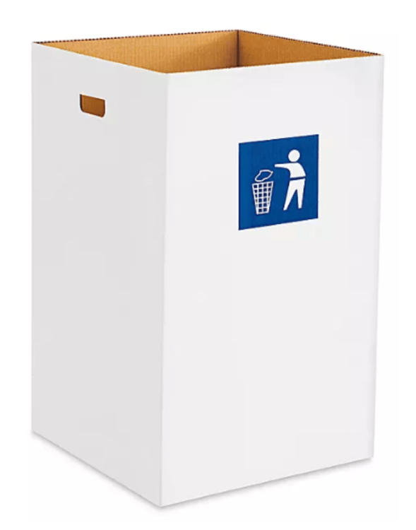 Disposable Trash Can with Liner (40 Gallons) Disposable Trash Can with Liner (40 Gallons)