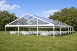40'x60' Clear Top Gable End Tent